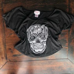 Cairo Black Crop TShirt